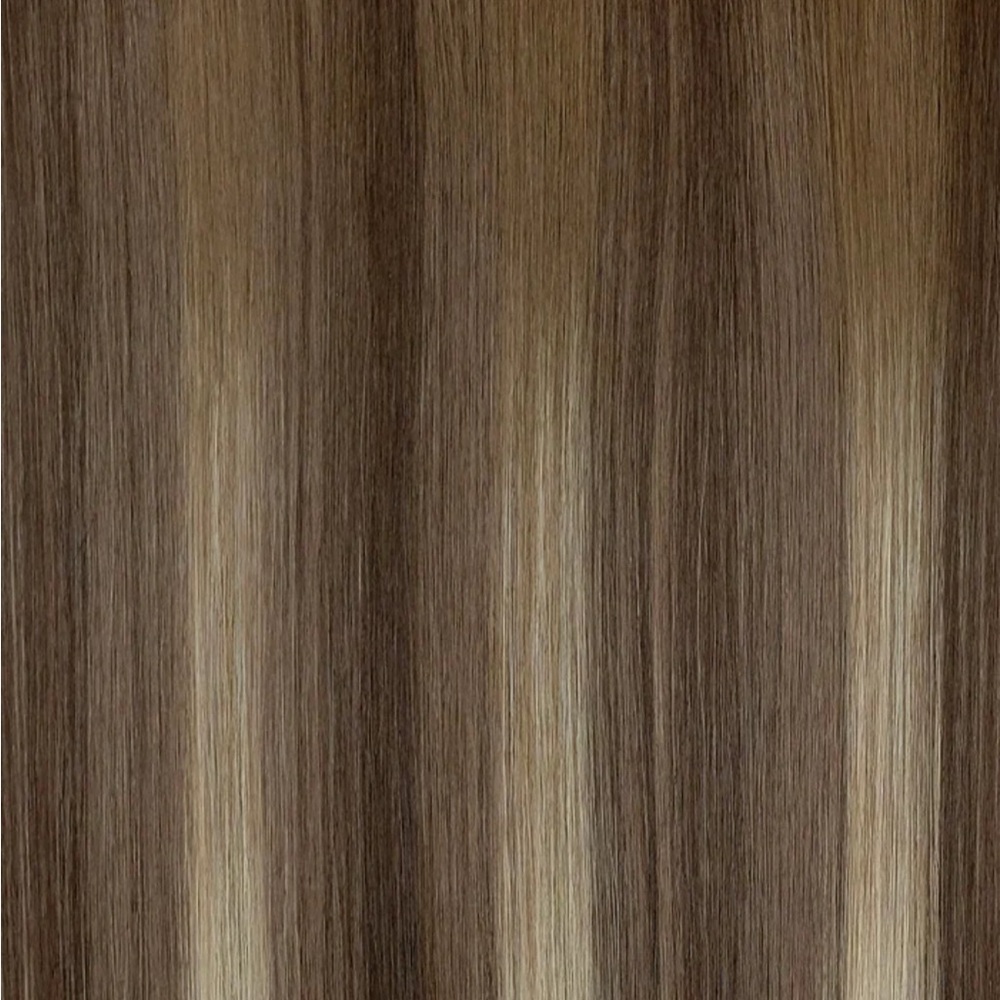 BELLAMI 20” Flex Weft Hair Extensions - Chocolate Coconut Brûlée - Picture 5 of 8